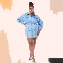 Load image into Gallery viewer, Exclusively Yours | Stretch Denim Dress