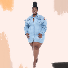 Load image into Gallery viewer, Exclusively Yours | Stretch Denim Dress