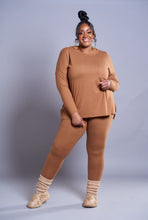 Load image into Gallery viewer, Lounging Ain't Easy | Deep Camel Loungewear Set