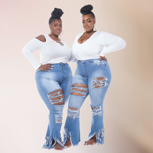 Load image into Gallery viewer, Shred Him | Distressed Jeans