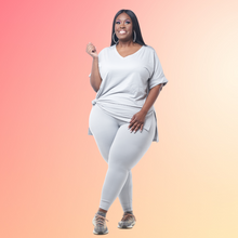 Load image into Gallery viewer, Taste The Rainbow Loungewear Set | Dove Grey