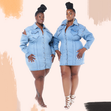 Load image into Gallery viewer, Exclusively Yours | Stretch Denim Dress
