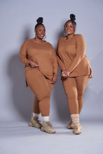 Load image into Gallery viewer, Lounging Ain&#39;t Easy | Deep Camel Loungewear Set
